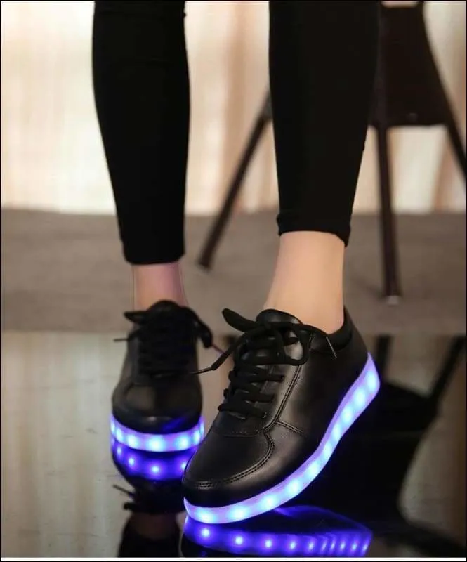 7 Colors Kid Luminous Sneakers Shoes