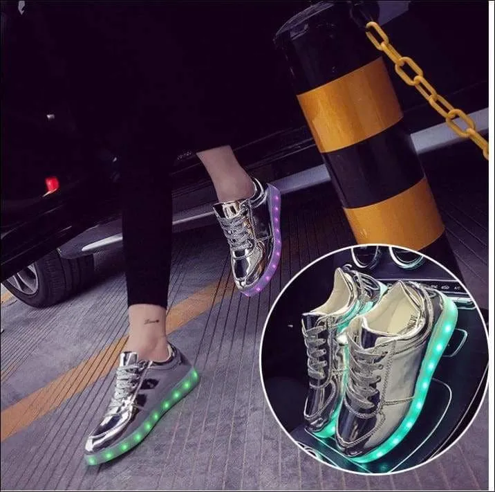 7 Colors Kid Luminous Sneakers Shoes