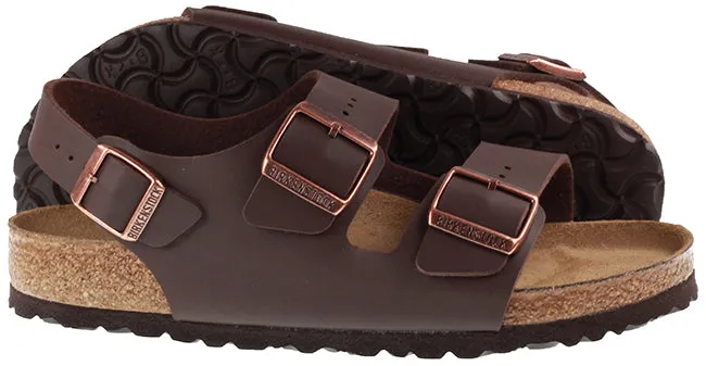 Birkenstock Womens Milano BF Dark Brown