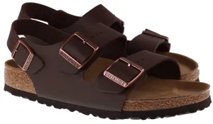 Birkenstock Womens Milano BF Dark Brown