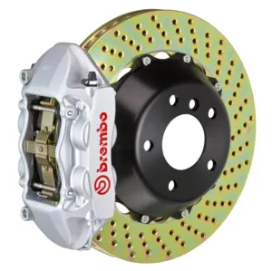 Brembo 20  Gladiator Rear GT BBK 4 Piston Cast 380x28 2pc Rotor Drilled-Silver