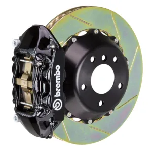 Brembo 20  Gladiator Rear GT BBK 4 Piston Cast 380x28 2pc Rotor Slotted Type-1-Black