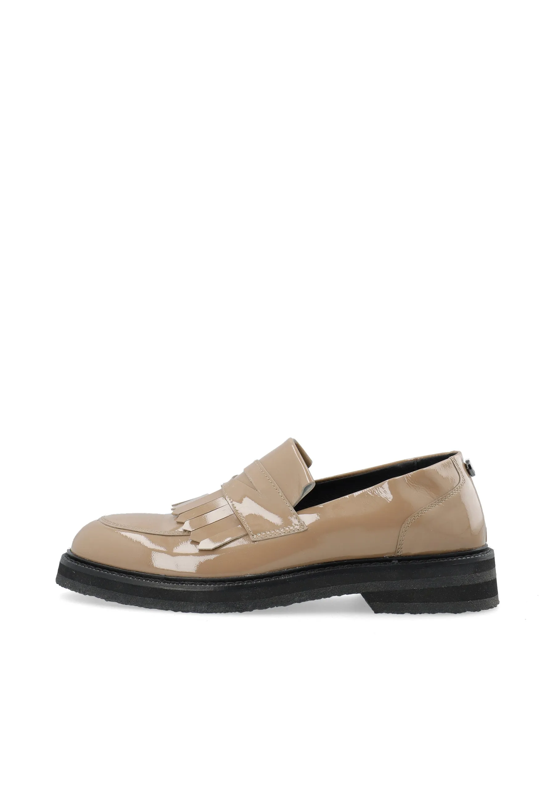 CASBETTY Loafer W. Fringes Patent Leather