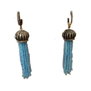 Diamond Tassel Earrings