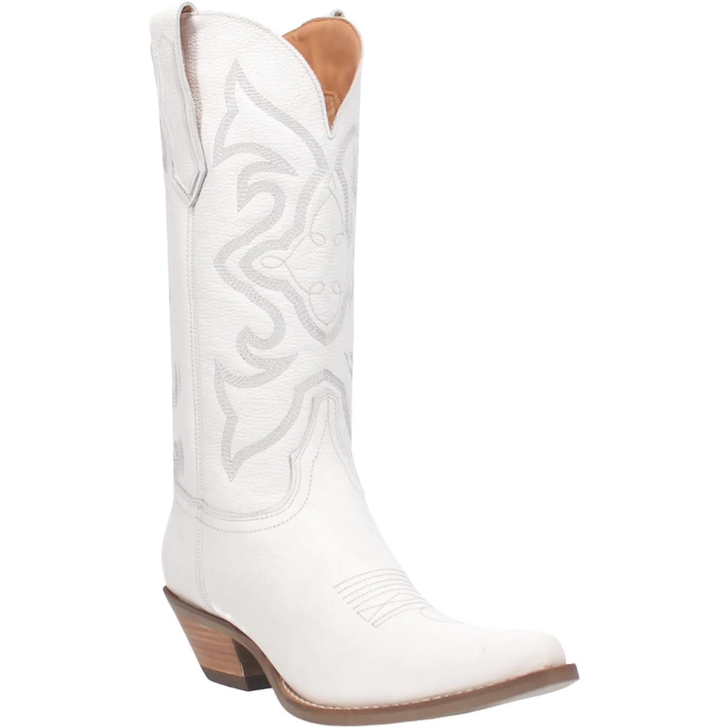 Dingo Womens Out West White Suede Cowboy Boots