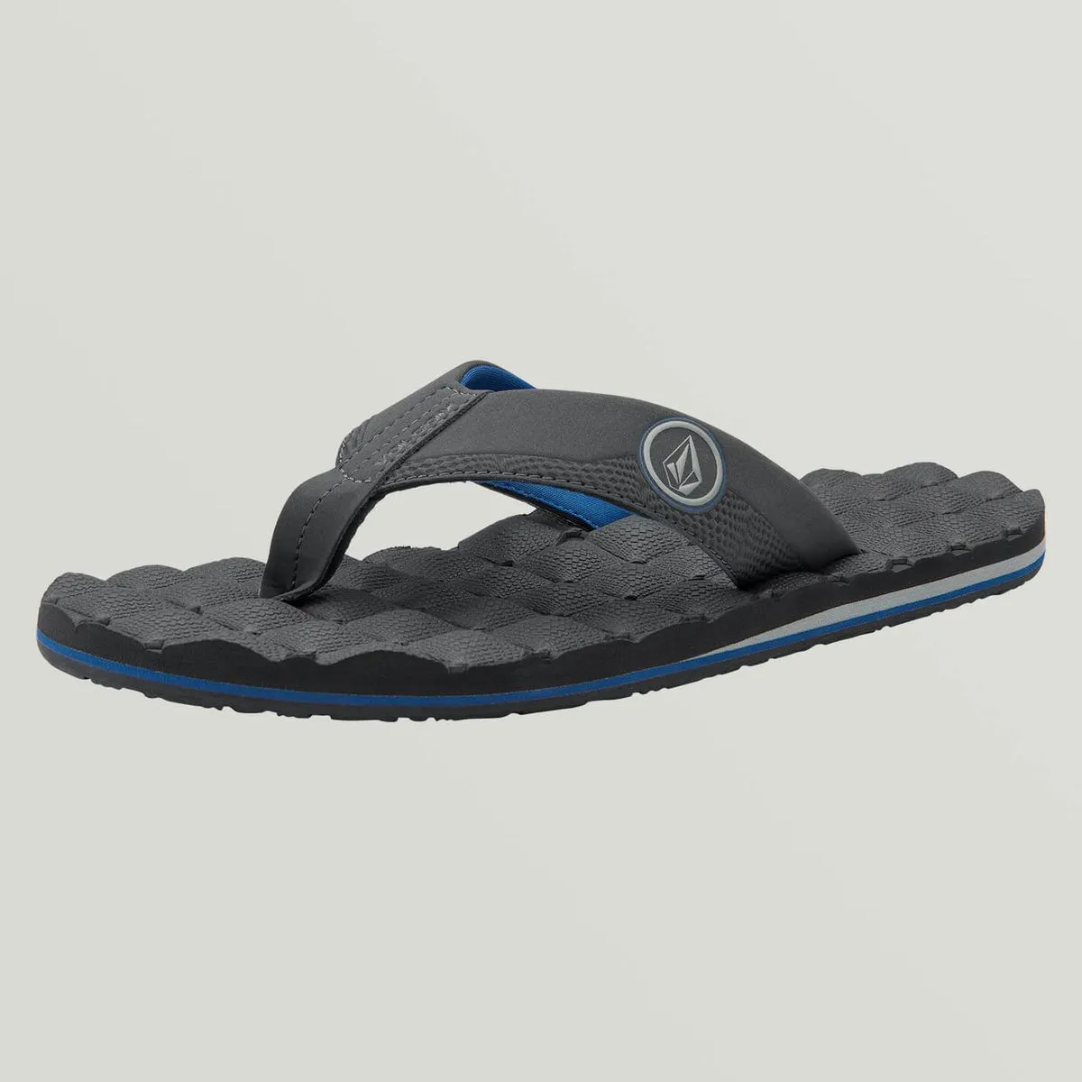 Flip Flops / Sandals - Volcom Recliner Sandals - Blue Combo