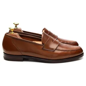 'Harvard 2' Brown Whiskey Cordovan Leather Loafers UK 7 E