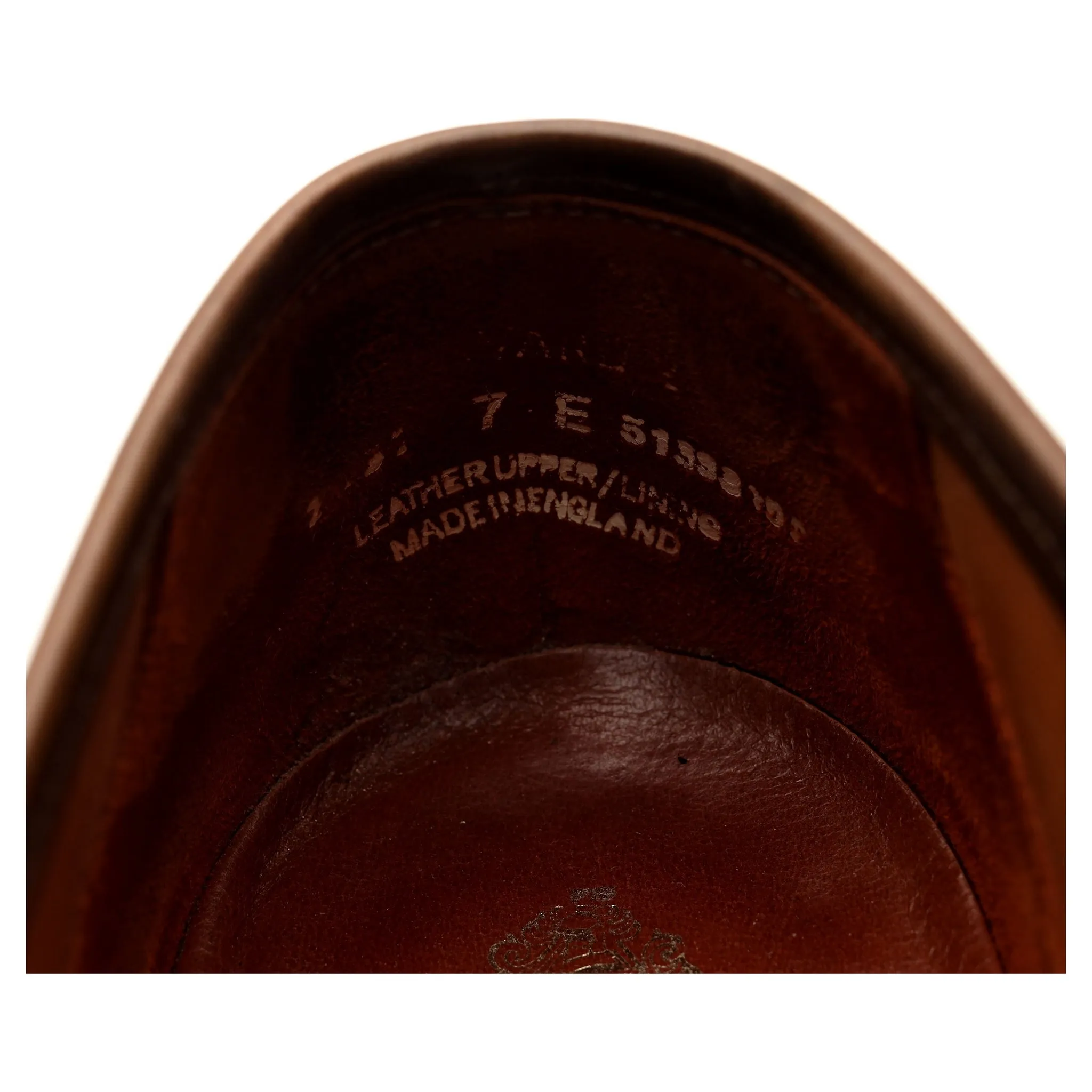 'Harvard 2' Brown Whiskey Cordovan Leather Loafers UK 7 E