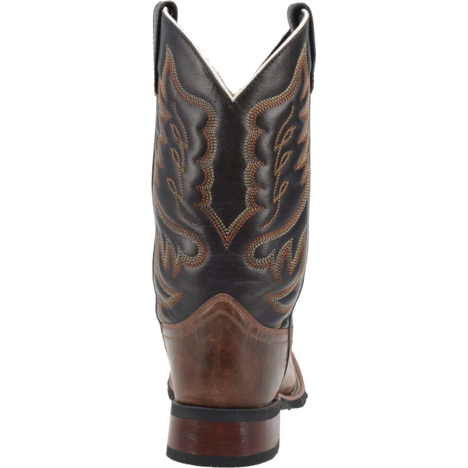 Laredo Mens Montana Cowboy Boots Leather Sand/Chocolate