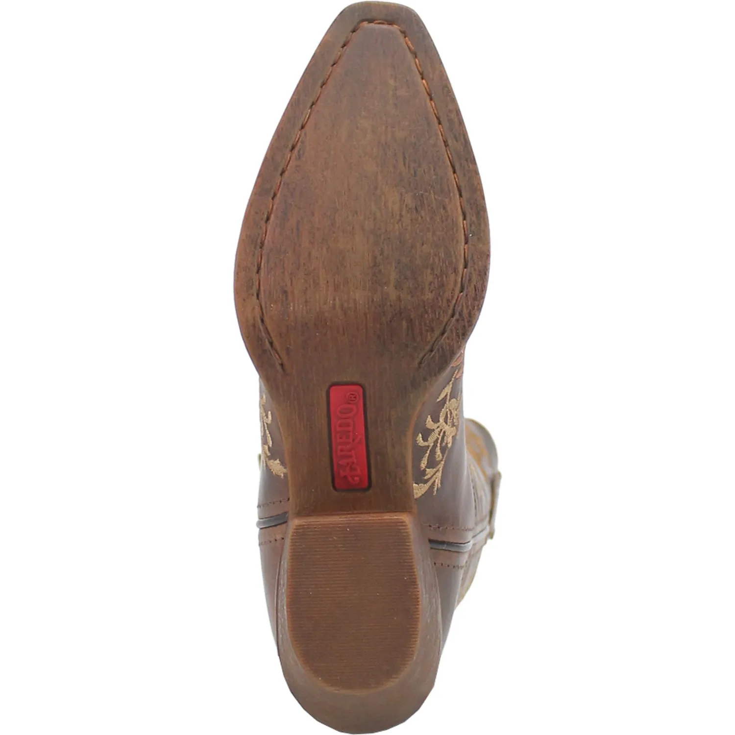 Laredo Womens Sylvan Tobacco Leather Cowboy Boots