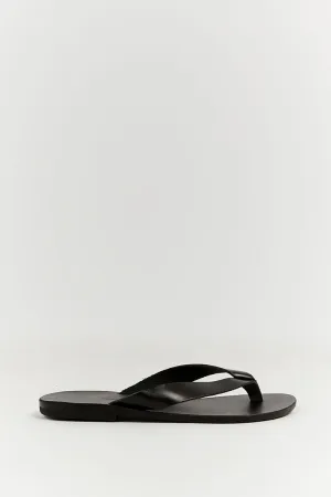 MARIA FARRO LEX BLACK FLIP FLOPS