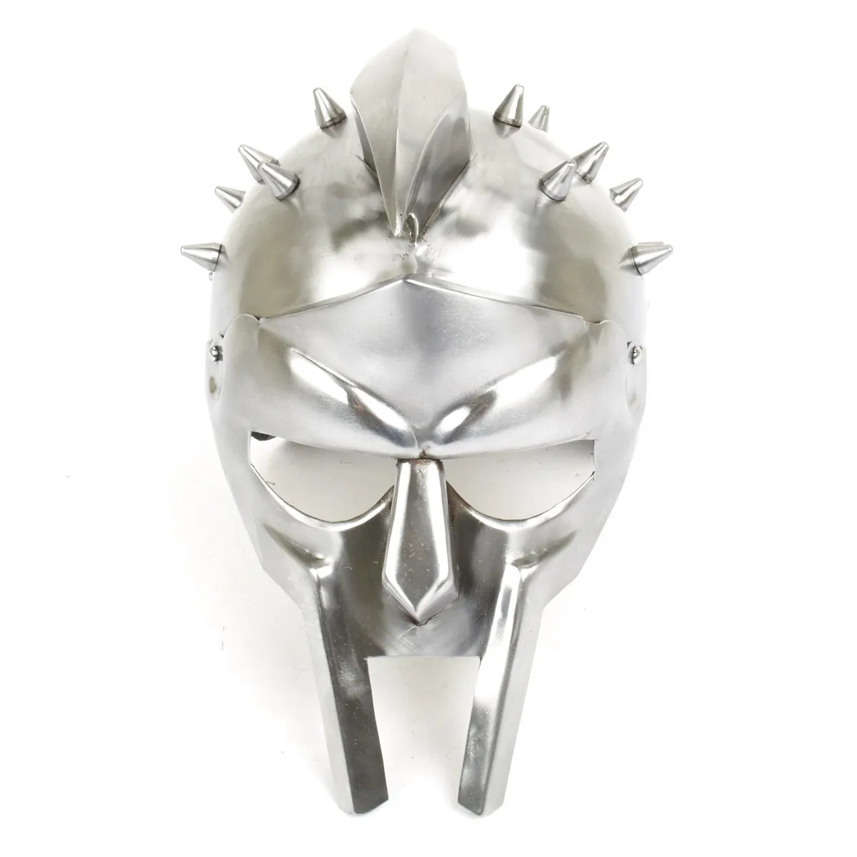 Maximus Gladiator Helmet - 18G Steel with Leather Liner