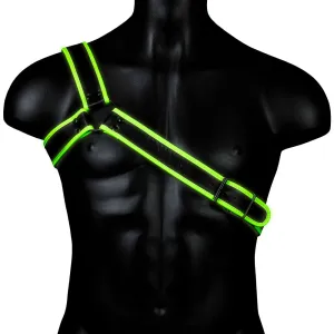 Ouch! Glow In the Dark Gladiator Harness /M