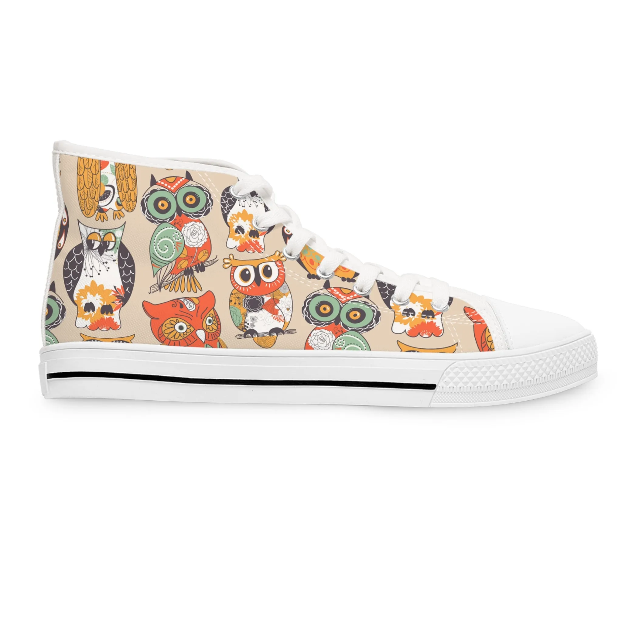 Owl Women's High Top Sneakers