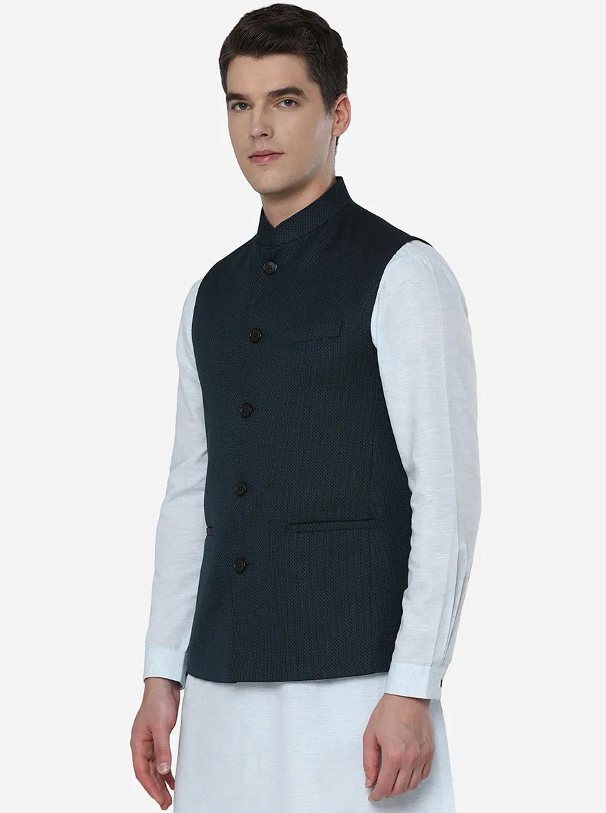 Peacock Blue Modi Jacket | JadeBlue