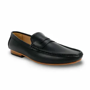 Penny Leather Loafer Onyx Black