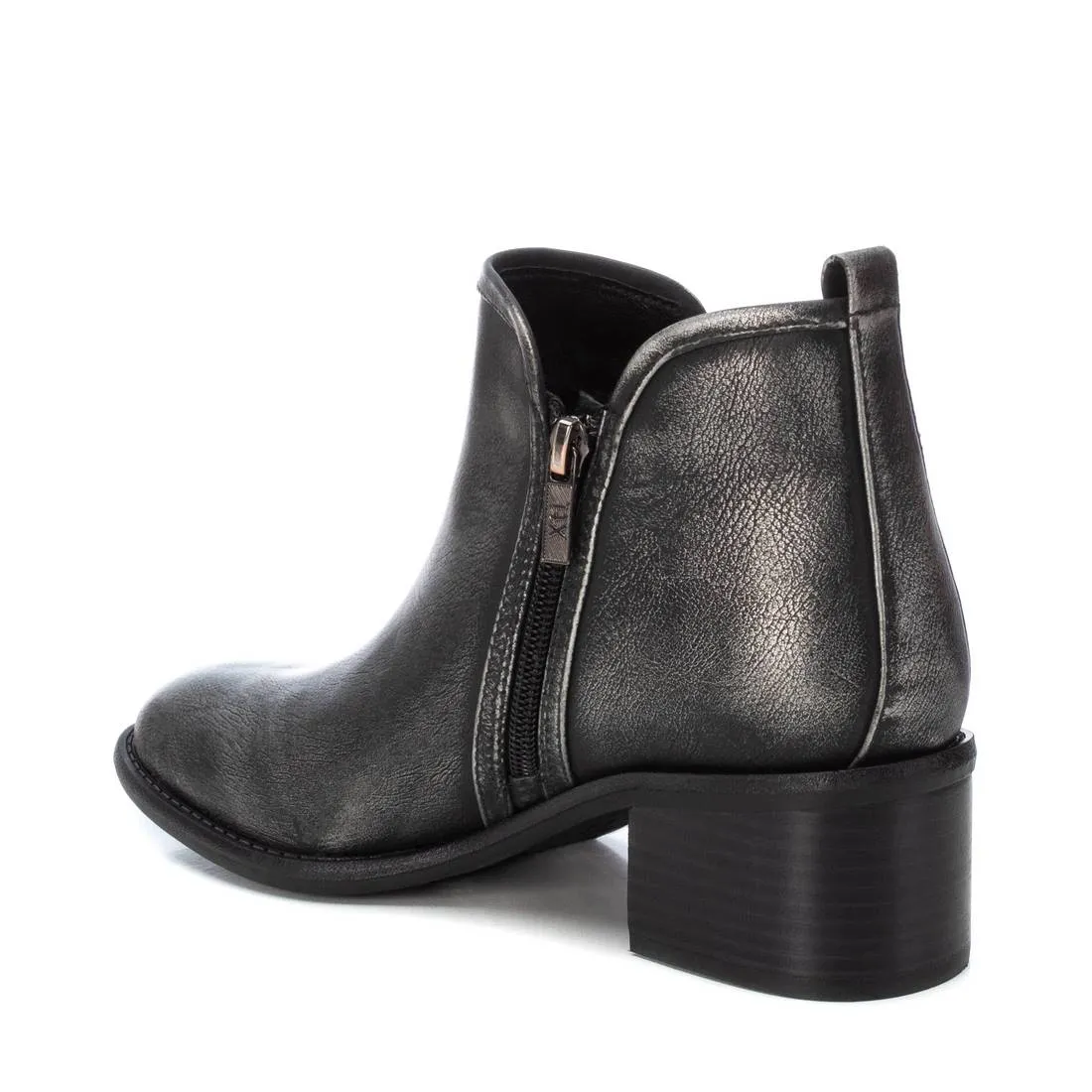 Pewter finished ankle boot by xti