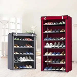 SINOTAO  -  8 Layers Dustproof Shoe Cabinet Simple Sneakers High Heels Storage Rack Bedroom Dormitory Shoe Rack Bag Debris Organizer