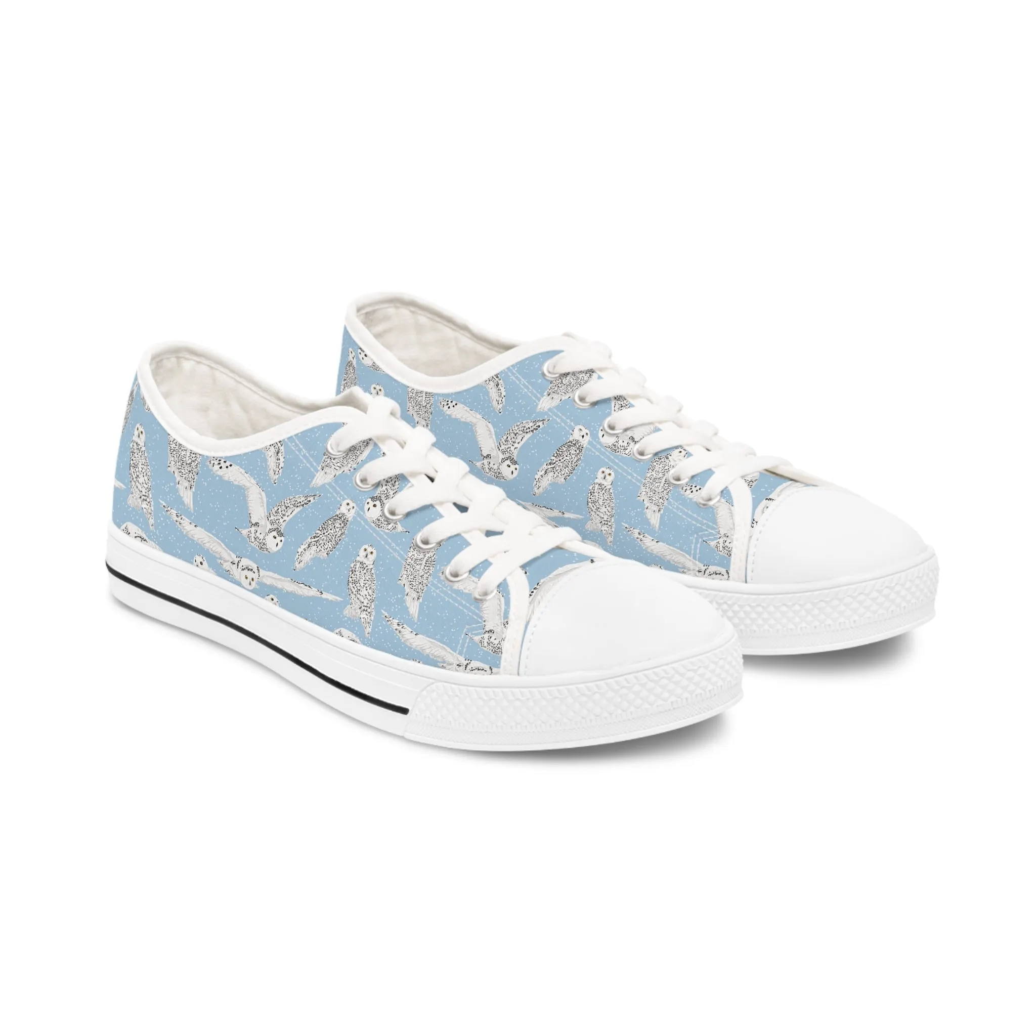 Snowy Owl Women's Low Top Sneakers