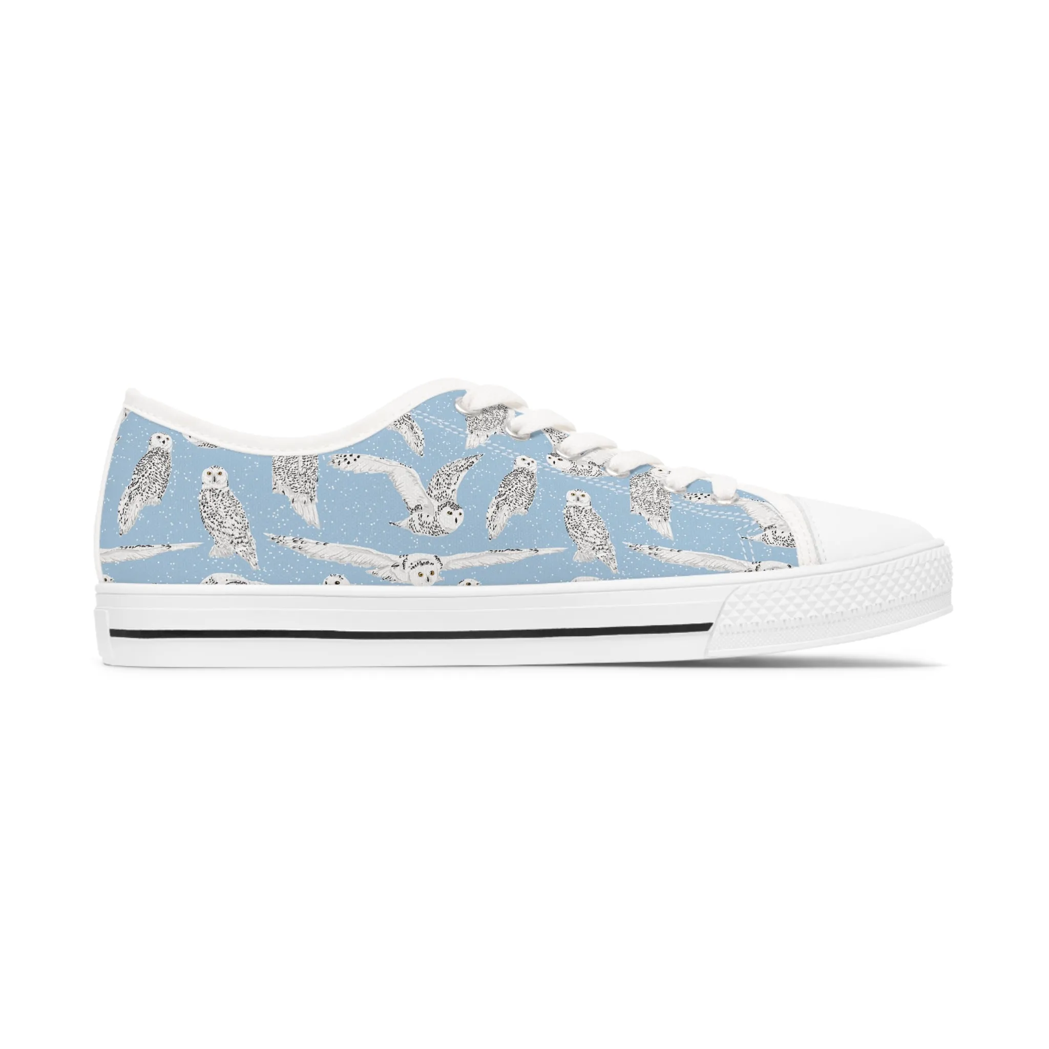 Snowy Owl Women's Low Top Sneakers