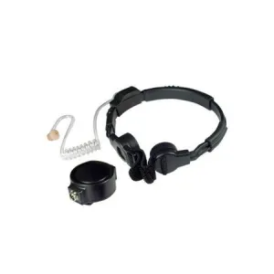 Throat Mic for iCOM Radios with 2-Pin Right Angle Connectors