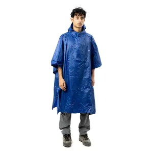 Tripole Poncho and Rain Jacket for Daily Use and Hiking l Blue